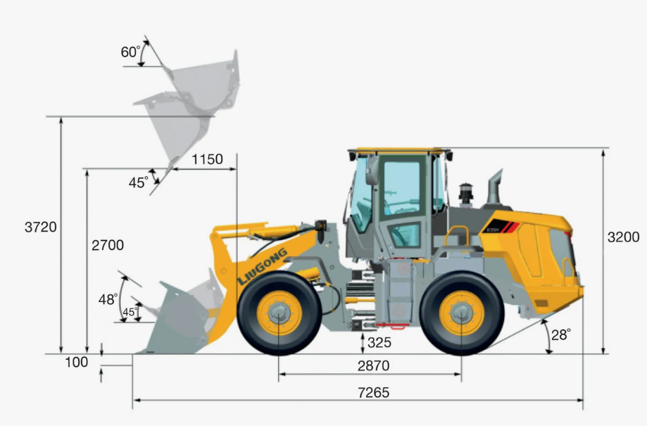 погрузчик Liugong CLG 835H